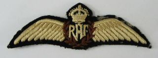 Wwii Raf Pilot Wings British Royal Air Force Padded Hand Sewn Cloth