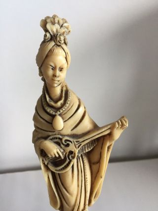Vintage Old Chinese Carved Lady Figures 2