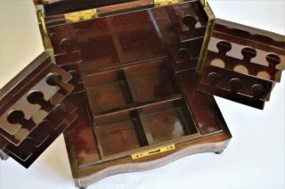 STUNNING ANTIQUE FRENCH NAPOLEON III ROSEWOOD CAVE A LIQUEUR DECANTER BOX c1870s 6