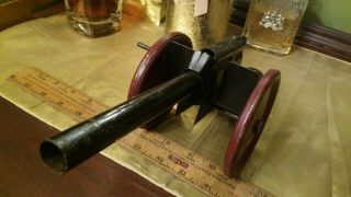 Vintage Pee Wee Tin Toy Cannon Shooter