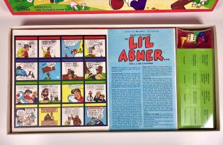 Vintage 1969 Parker Bros Li ' l Abner Board Game Comic Strip Character Toy 4