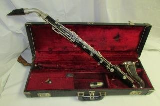 Vintage Selmer Bundy Resonite Eb Alto Clarinet W/ Geo 3 Mouth Piece And Case