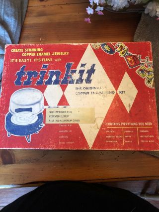 Vintage Trinkit Kiln Copper Enamelling Kit - See Details