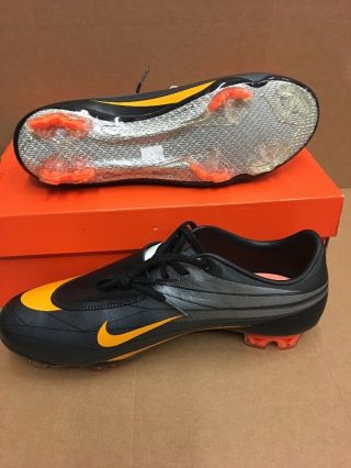 Nike Mercurial Vapor FG Size 9 Carbon Vintage soccer cleats.  (sample) 4