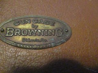 Vintage Browning Hartmann Trunk Style Takedown Shotgun Gun Case 12