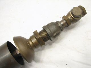 Antique Brass Steam Engine Train Whistle Lunkenheimer Valve RR Locomotive 3