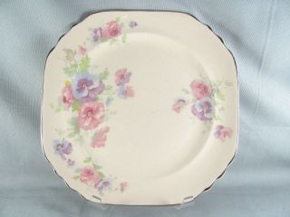 Limoges The Pansey Peach Glo Dinnerware,  28pc,  Service for 4,  peche,  pansy,  vtg 2