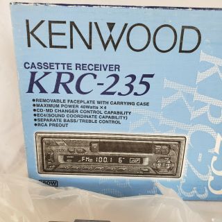 Kenwood KRC - 235 Vintage Car Single Din Cassette Deck Stereo Radio 6