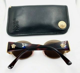 Gianni Versace Mod.  S60 Col.  14L Gold Brown Vintage Sunglasses Migos Medusa 9