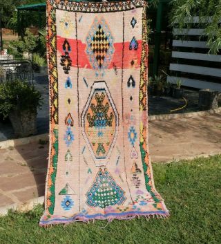 Vintage Moroccan Rug Hand Woven By Berber Rug Azilal /berber Carpets 9 