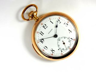 Rare Swiss 14K Solid Gold 1/4 Repeater Magnenat - LeCoultre Pocket Watch 2
