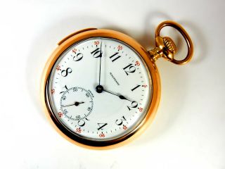 Rare Swiss 14K Solid Gold 1/4 Repeater Magnenat - LeCoultre Pocket Watch 3