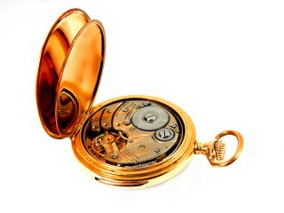 Rare Swiss 14K Solid Gold 1/4 Repeater Magnenat - LeCoultre Pocket Watch 8