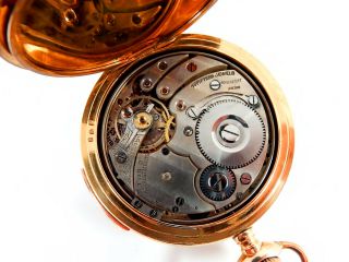 Rare Swiss 14K Solid Gold 1/4 Repeater Magnenat - LeCoultre Pocket Watch 9