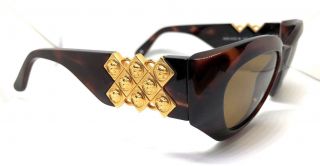 Gianni Versace Mod.  420/D Col.  900 Vintage Sonnennrille / Sunglasses Case Migos 2