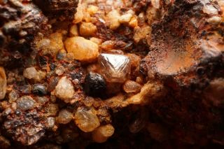 RARE Diamond Crystal in Conglomerate DIAMANTINA,  BRAZIL 2