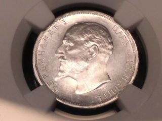 1916 Bulgaria Lev KM 31 Silver coin,  NGC rated MS63.  Rare coin 3