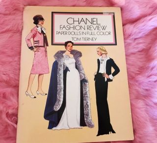 Vintage 1980’s CHANEL Paper Dolls Book Set NOS Never Cut 80’s 2