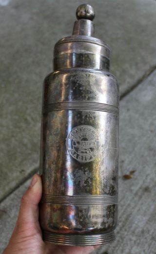 Antique Southern Pacific Lines Railroad Train Car Bar Cocktail Martini Shaker Rr