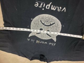 Vintage XL 1996 Smashing Pumpkins Infinite Sadness Tour Shirt 90s Vampire Faded 6