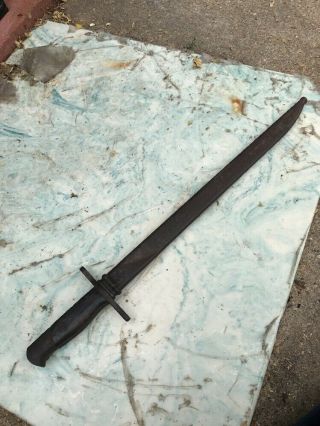 Ww2 Japanese Bayonet - Type 30 W/scabbard - Marked