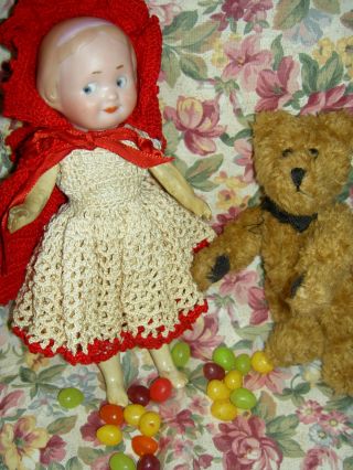 Antique bisque,  1914 GOOGLY baby doll,  rare 324 model,  all,  cute 9