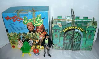 Vintage 1974 Mego Wizard Of Oz & His Emerald City Playset W/box