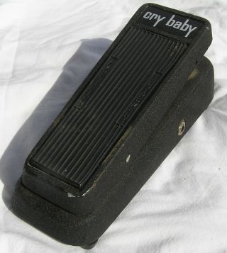 1968 Cry Baby VOX Clyde McCoy WAH WAH Made in Italy 68 Rare Patent Pending 68 7