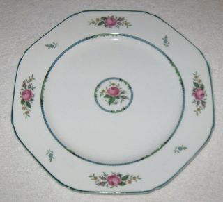 Antique/vintage China Decorative Plate Woods & Sons England Red Roses 10 "