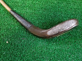 VERY RARE ANTIQUE 1860 ' s WOOD SHAFT WILLIE DUNN SR.  LONG NOSE PLAY CLUB - DRIVER 2