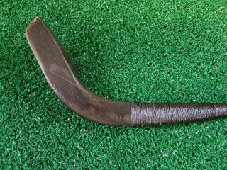 VERY RARE ANTIQUE 1860 ' s WOOD SHAFT WILLIE DUNN SR.  LONG NOSE PLAY CLUB - DRIVER 5