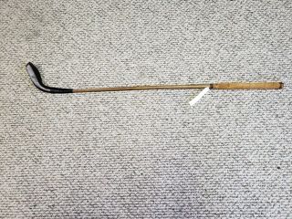 VERY RARE ANTIQUE 1860 ' s WOOD SHAFT WILLIE DUNN SR.  LONG NOSE PLAY CLUB - DRIVER 7