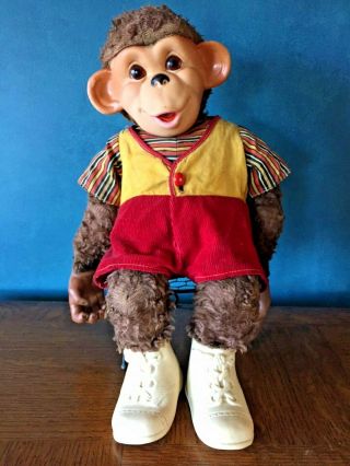 Vintage J.  Fred Muggs Famous Tv Chimp,  Monkey Stuffed Doll Nbc Today Show 1950 