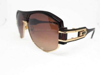 Rare Cazal M671 Sunglasses Black Gold Gradient Lenses Germany Vintage