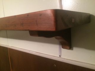 Antique Reclaimed Cypress Lumber Fireplace Mantle With Corbels 3