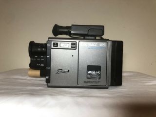 Vintage Zenith Vm6200 Compact Vhs Camcorder With All Accessories Cond