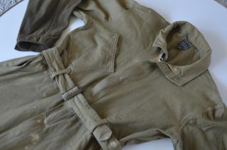 Vintage WWII A - 4 Flight suit,  4 talon zippers,  coveralls 5