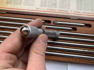 Vintage Starrett Tubular Inside Micrometer Model 823E 4 To 40 “ Machinist Tools 7