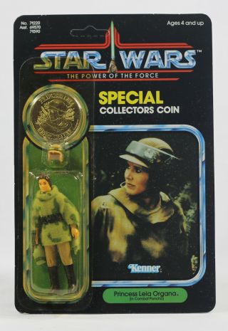 Vintage Star Wars Potf Moc Up Return Of The Jedi Rotj Leia Poncho Endor