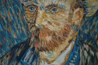 Ultra Rare self portrait painting,  signed,  Vincent van Gogh with and docs. 8