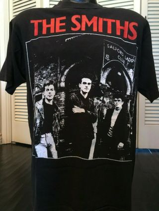 Vtg The Smiths Tour Shirt Sz L/xl Echo Cure Inxs Mercy Mode Morrissey Omd Joy