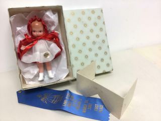 Vintage Nancy Ann Judy Ann Storybook Doll - Little Red Riding Hood W/sb Box