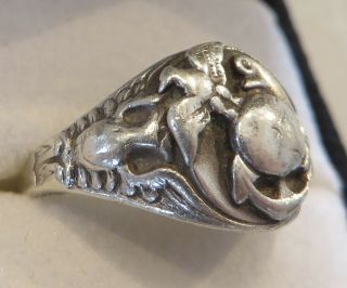 RARE WWII LADIES SWEETHEART RING MARINE CORPS - SIZE 7.  5 3