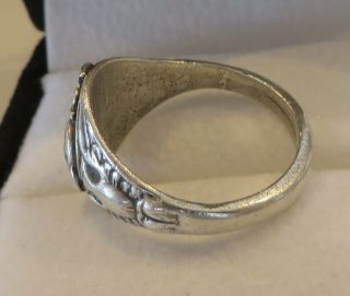 RARE WWII LADIES SWEETHEART RING MARINE CORPS - SIZE 7.  5 4
