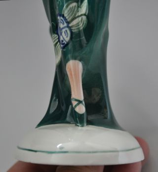 Vintage Art Deco Katzhutte HERTWIG Ceramic Dancing Lady 12347 Figurine 7