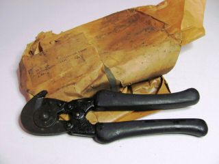 Vintage Wwii Us Military M - 38 Wire Cutters W.  S.  Co.  1945 W Schollhorn