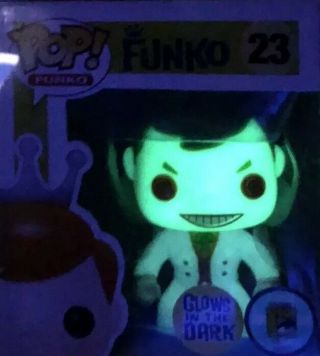 Freddy Funko Pop Joker 1/12 Glow In The Dark GITD SDCC Fundays 2013 Rare 2