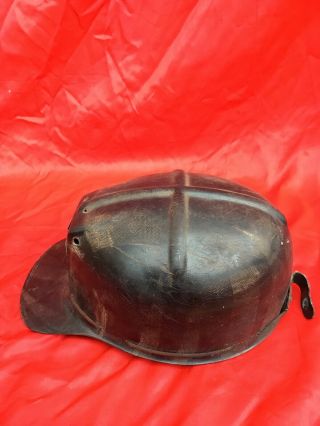 Vintage MSA Comfo Cap Mining Hat Coal Miner Tiger stripe HELMET 6