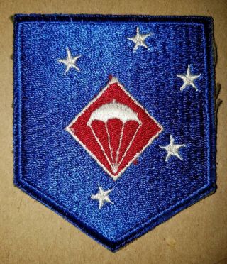 Ww2 First Marine Amphibious Corps Paratroop Battalions Patch