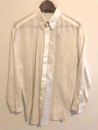 Vintage Gianni Versace Couture Men’s Button Up Dress Shirt M